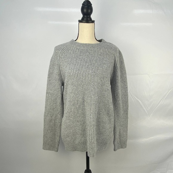 BP NWT Gray Ribbed Pullover Crew Neck Sweater, SZ XS - Picture 1 of 5